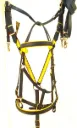 Halter Bridle with Snap-On Browband Bit Hanger