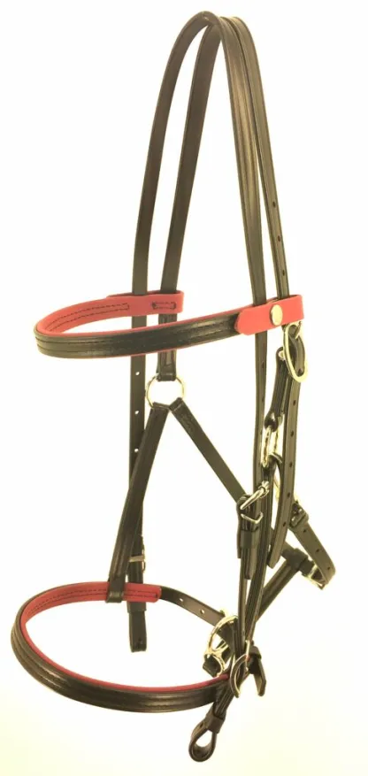 Snap On Browband Bit Hanger Bridle for any Halter
